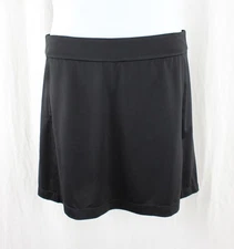 EP New York Women's Black Pull On Front Pocket Activewear Skort Size Large