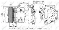 NRF Klimakompressor Passend FüR Citroen C5 Ii+Iii C6 Peugeot 407 508 I 607