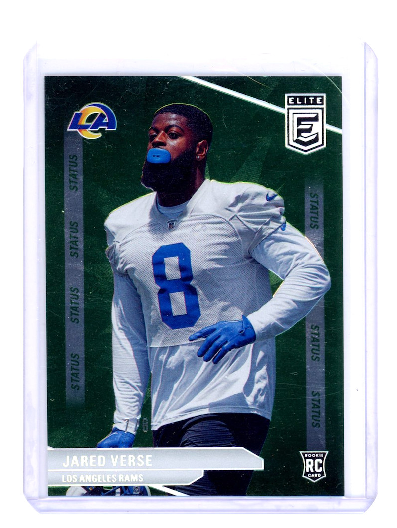 2024 Panini Donruss Elite Jared Verse Rookie Green Status /8 Browns RC Rams