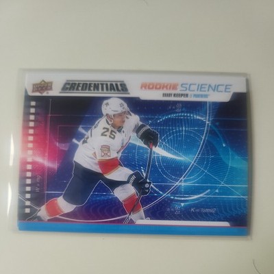 BRADY KEEPER GLASGOW CLAN 19/20 UD CREDENTIALS FLORIDA PANTHERS HOCKEY KARTE