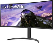 LG 34BP65C-B 34" Class UWQHD Curved Screen LED Monitor, Black