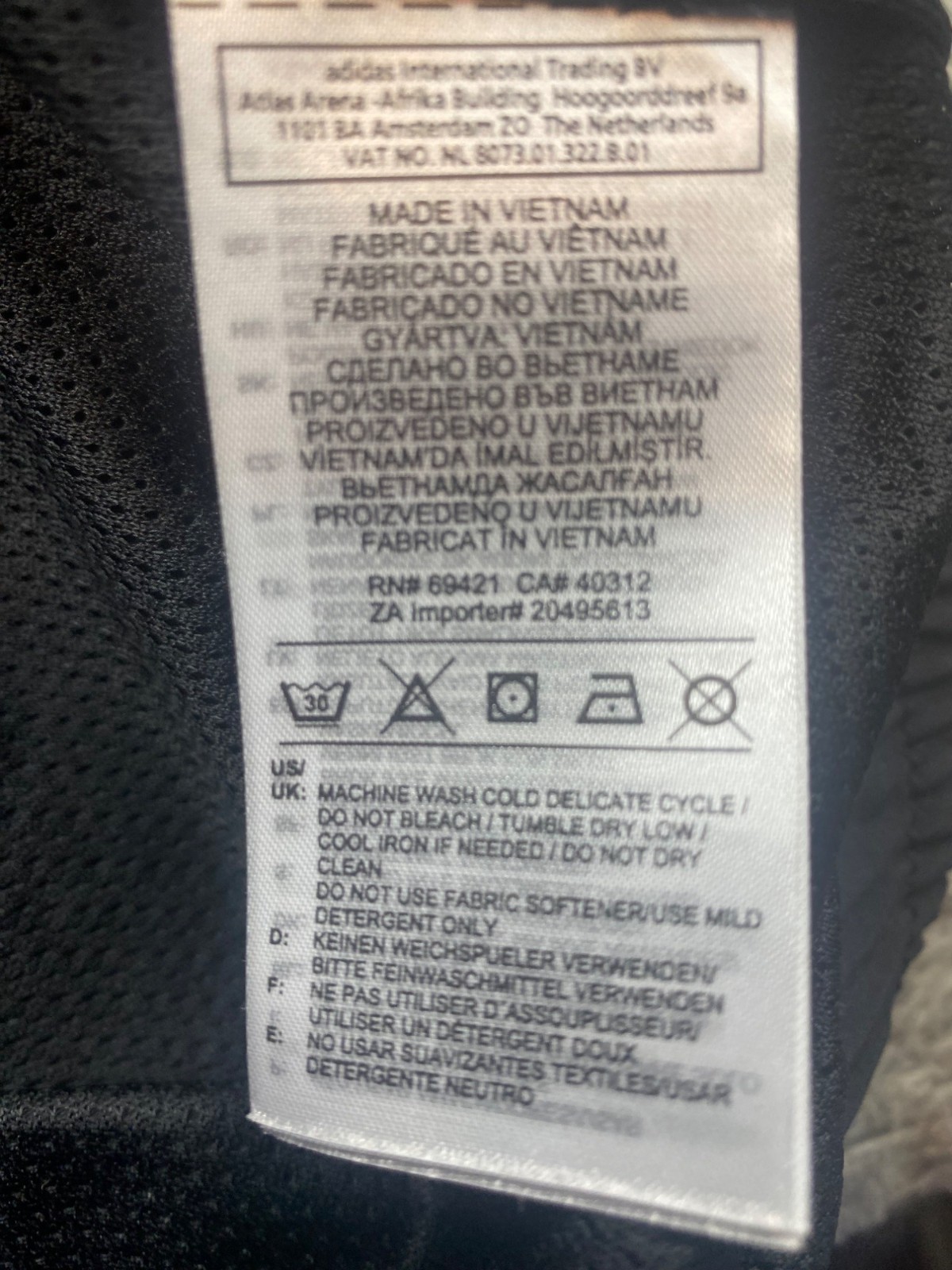 Reebok Track Jacket Men Large Vector Full Zip Col… - image 5