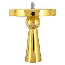 Salon Mannequin Head Connector Gold Durable Plastic Cap for Retail Display