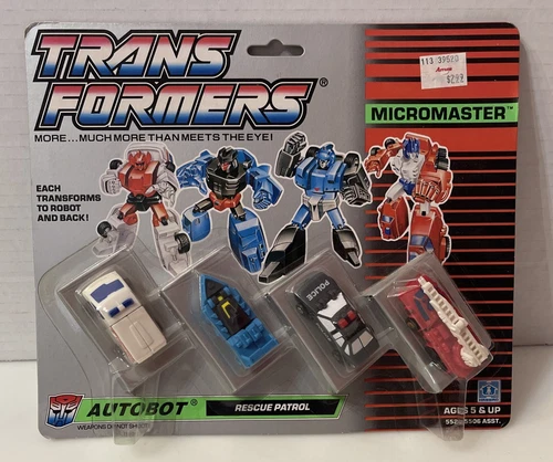 Transformers Micromaster 1988 Autobot Rescue Patrol NEW SEALED