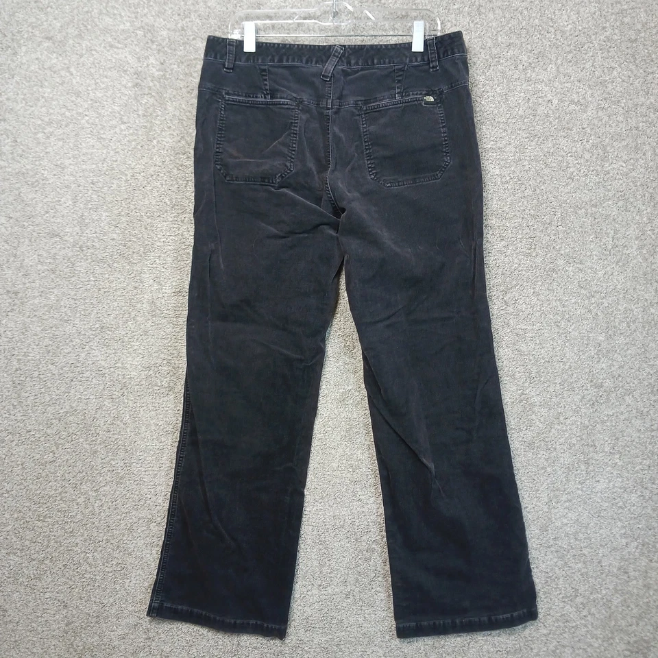 Pantalones North Face Mujer 14 Gris Pana Pierna Recta Informales Exterior Bolsillos Foto 3 de 4