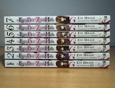 The Empty Box and Zeroth Maria Vol 1 2 3 4 5 6 7 Complete Light Novel Yen Press