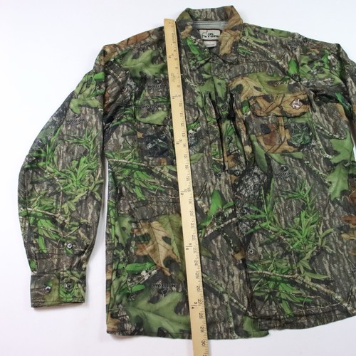 Ol Tom Shirt Mens Large Vented Camouflage Mossy Oak Turkey Hunting Outdoors - Picture 8 of 14