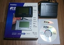 Xircom REX 6000 PDA with Serial Dock Extra Franklin REX-3 and Extra ADDIN CD