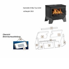 Ersatzteil WAMSLER für Kaminofen W-Box Typ 11310