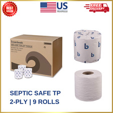 Boardwalk BWK6144 4" x 3" 2-Ply Septic Safe Toilet Tissue - White 96/Carton