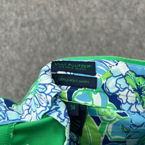 Lilly Pulitzer grüne Baumwoll Everglades Shorts mit bestickten Eidechsen Größe 34 - Bild 8 von 13