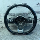 LEATHER MULTIFUNCTIONAL FLAT BOTTOM STEERING WHEEL VW GOLF GTD MK7 13-16