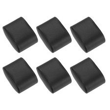 6Stk Armbanduhr Kissen PU-Leder Schmuckdisplay Kissen(7,5x 5,3x 4,5 cm, Schwarz)
