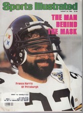 SPORTS ILLUSTRATED 1982 AUGUST 23 Franco Harris Pittsburgh Steelers ON-COVER