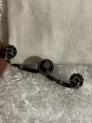 Alexander McQueen Twin Skull Doppelring