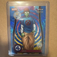2026 Topps Finest Fantastic Four Negative Zone Leech Blue Refractor #'d /150