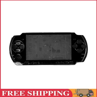 Full Housing Shell Cover Case with Button for PSP3000 Game Console (Black)