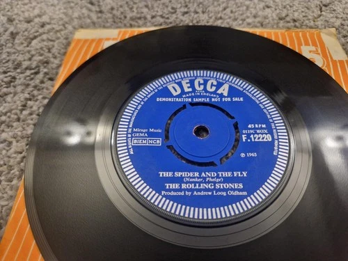 The Rolling Stones - (I Can't Get No) Satisfaction 1965  UK 7"  Decca DEMO