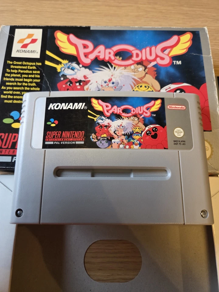 Parodius - SNES - Super Nintendo - PAL - NINTENDO — 第 3/4 张图片