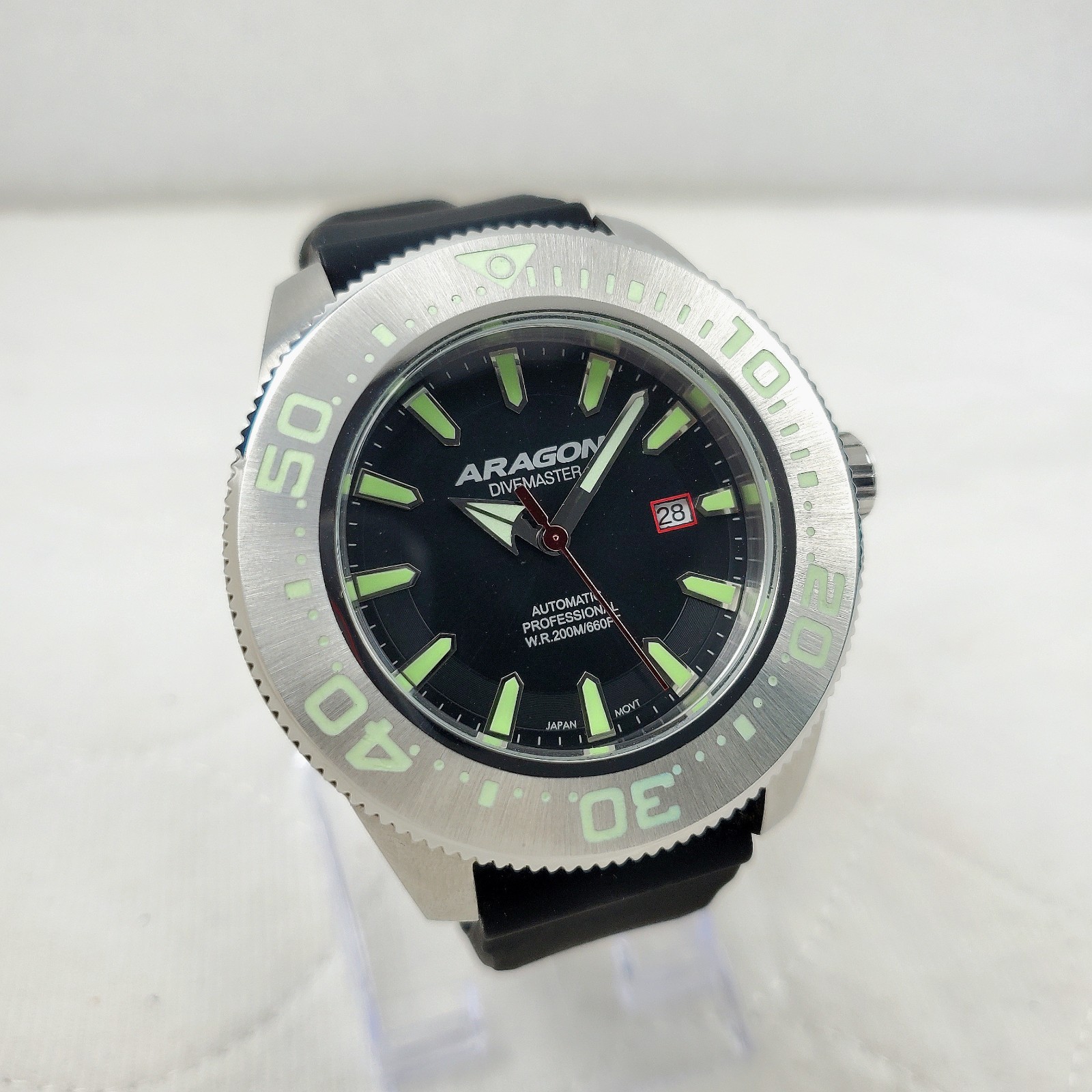 ARAGON DIVEMASTER PROFESSIONAL AUTOMATIC A058 BLA… - image 1