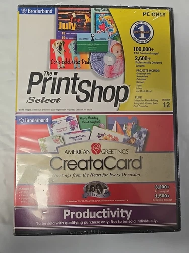 The Printshop Select/Creatacard Sealed