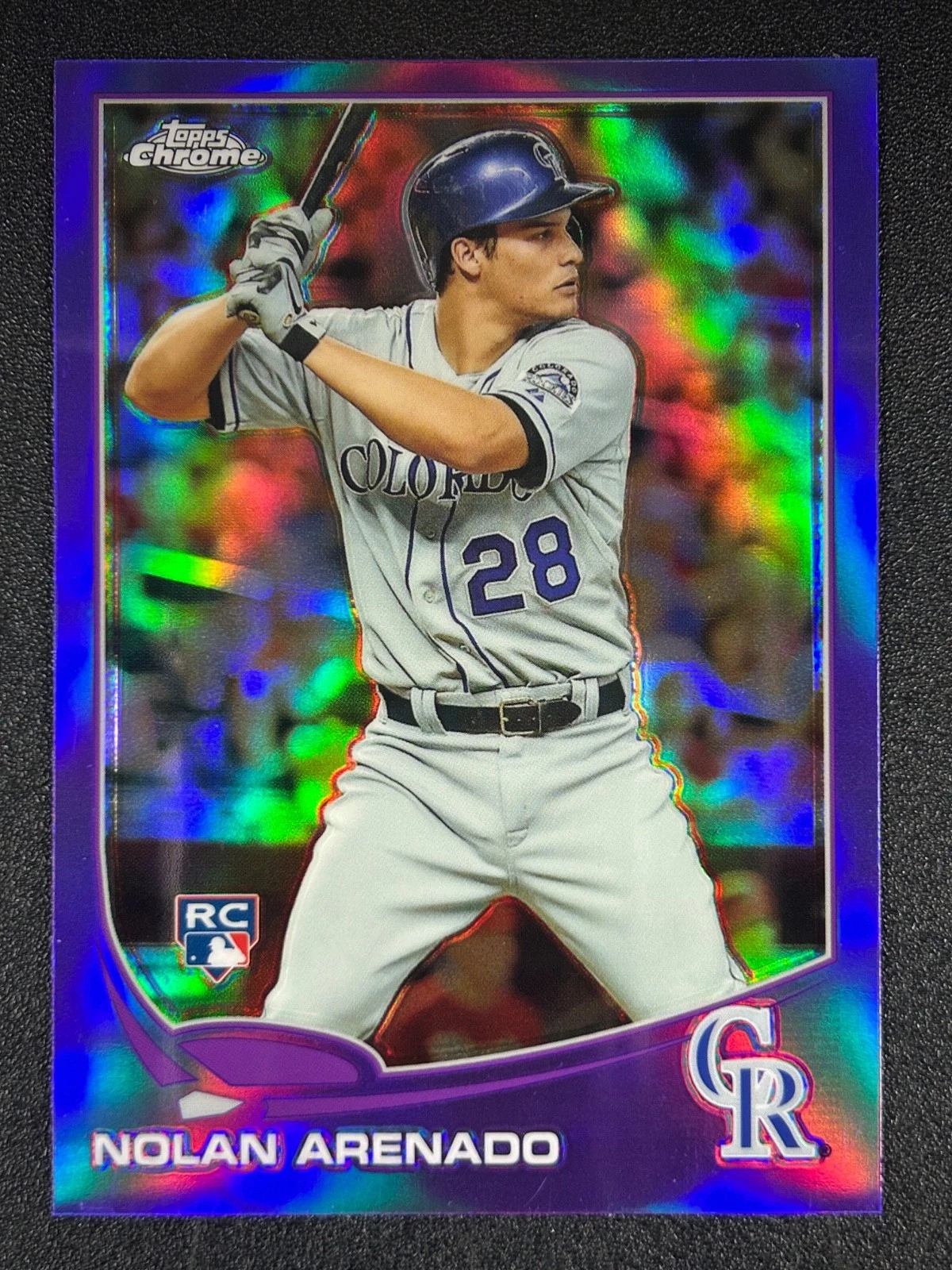 Nolan Arenado 2013 Topps Chrome Purple Refractor #78 RC ROOKIE ROCKIES CARDINALS