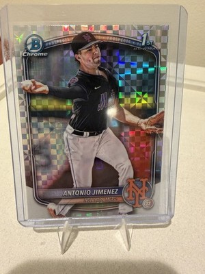 2025 Bowman Draft - Antonio Jimenez - X-Fractor - 1st Bowman #BDC-56