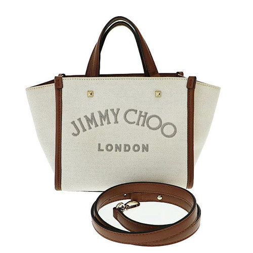 JIMMY CHOO ARENNE S TOTE arenne Tote 2-way Shoulder Bag Natural Camel Brand