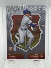 Matt Shaw Rookie 2025 Panini Select Select Certified #18 Chicago Cubs
