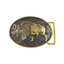 American Bison Buffalo Buckle, Western American cowboy style, Wild West, Cowboy