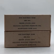 Sylvania JHS 5641 NOS/NIB Subminiature Vacuum Tubes Dated 1952 Power Supplies