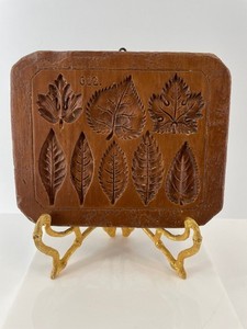 8 Leaves Cookie Mold Stamp Press - House On The Hill - Made In USA - Springerle