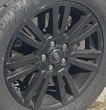 2015 LR4 OE Wheel Road 19x8 14 Spoke 7 Split Spoke Black Land Rover