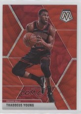 2019-20 Panini Mosaic Tmall Red Wave Prizm Thaddeus Young #137 7iu