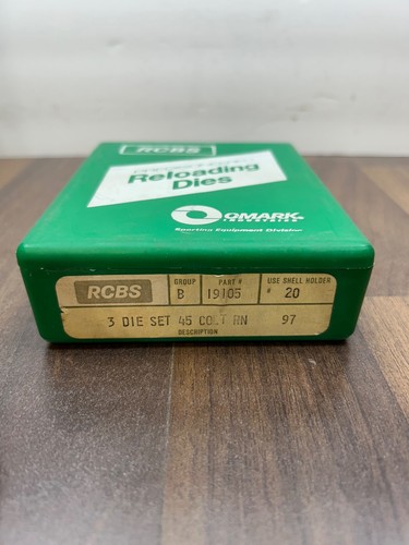 RCBS 45 Long Colt Steel Reloading Die Set