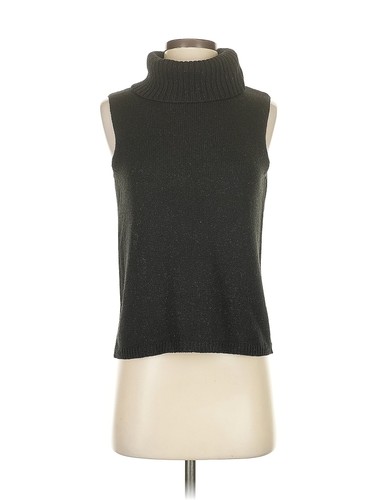 Josephine Chaus Women Black Sweater Vest S
