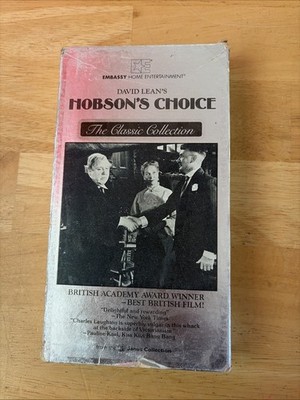 Hobson's Choice (VHS 1987)Rare***