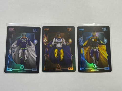 Bo Jackson Battle Arena Update FIRE ICE STEEL  BATTLE FOIL MIDAS