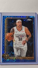 2025-26 Topps Chrome Basketball Aaron Gordon Blue X-Fractor #100 Denver Nuggets