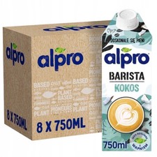 Alpro Barista Nap&oacute;j kokos 750 ml x 8 sztuk ZESTAWY