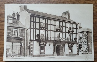 1961 King's Arms Hotel, Lockerbie Schottland Postkarte
