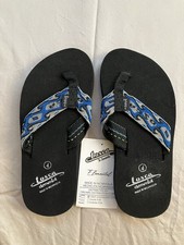 Size 4 Adult Sandals With Blue Cloth Strap