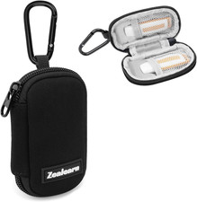 Elegant Black USB Flash Drive Case - 2 Slots Organizer for Secure Storage