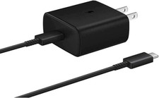 Genuine OEM Samsung 45W Super Fast Charger USB-C Wall Adapter  Type-C Cable Lot