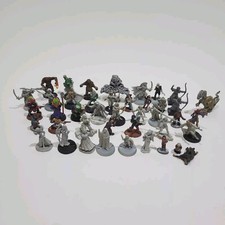 42 Vintage 1984-2003 Dungeons  Dragons Pewter Plastic Miniature Figures D D