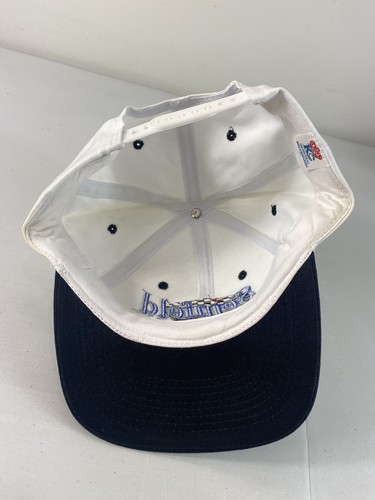 Vintage New KC Caps Seinfeld TV Show Logo Snapback Hat White 1990s Faded *READ* - Picture 4 of 6