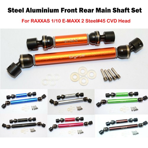 For TRAXXAS E-MAXX 2 EMX2037S T-MAXX Aluminium Front & Back Main CVD Shaft Drive - 第 1/19 張圖片