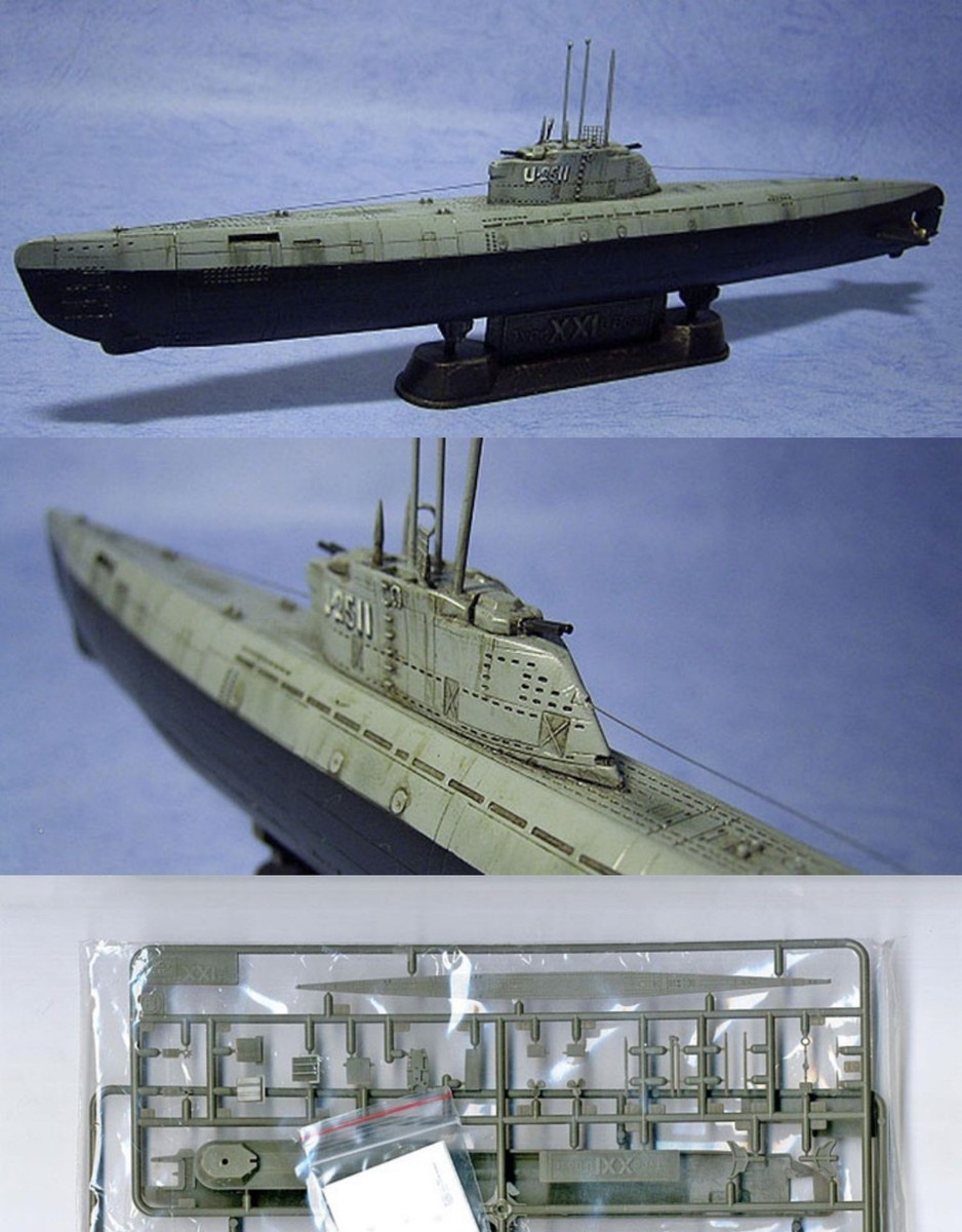 AFV Club AE73501 1/350 Scale U-BOAT TYPE XXI (MODEL KIT) | eBay