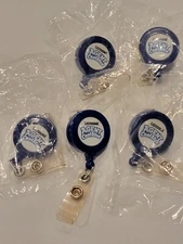 5 Vtg Listerine Agent CoolBlue Kids Mouthwash Promotional Batch Holder Clip 