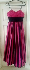 90s vintage Punk Style Prom Dress Wedding Gown UK12 EU38 AU10